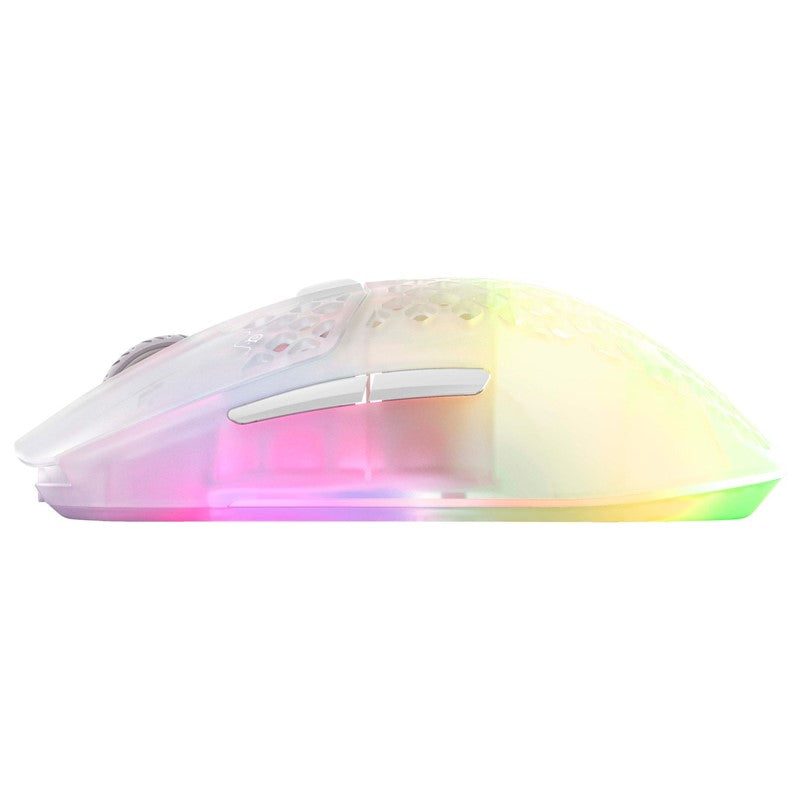 SteelSeries Aerox 3 (2022) Ultra Lightweight RGB Wireless Gaming Mouse - Ghost SteelSeries Aerox 3 (2022) Ultra Lightweight RGB Wireless Gaming Mouse - Ghost